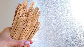 DIY DECOR IDEA from WOODEN STICKS