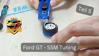 Reifendecals und Felgeneinsätze | Ford GT - SSM Tuning (Teil 5) | Slot-Gemeinschaft Nord