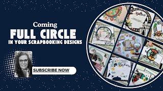 Scrapbook Layout Design Ideas | Using Circles