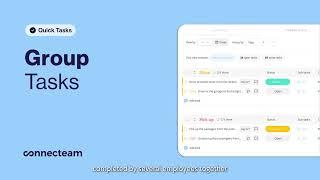 Connecteam | Quick Tasks | Group Tasks