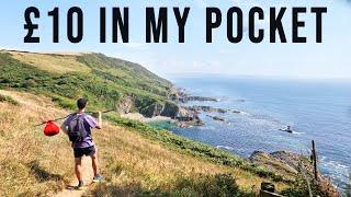 I stuffed a tenner in my pocket and walked along the coast of Cornwall...