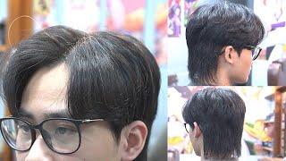 CURTAIN MULLET | Choáng ngợp sau khi CẮT +UỐN + ÉP SIDE ....- M.Hùng BarberSharing