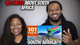  LET'S LEARN ABOUT THE RAINBOW NATION! American Couple Reacts "101 Facts About South Africa"