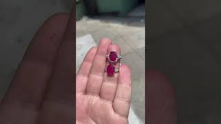 Which Ruby Ring is Heated?? #ruby #gemstones #SHORTS