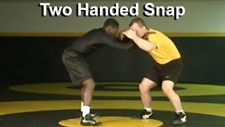 Snapping Two Handed Post. - Cary Kolat Wrestling Moves