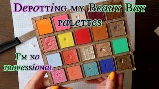 Depotting some Beauty Bay palettes | anoukdominiquerose