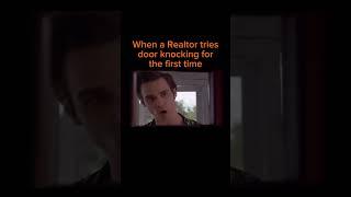 Realtors - who has had a bad experience door knocking?  It’s just not my style… #realtor #realestate