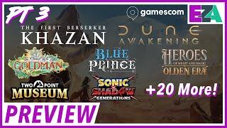 Dune, Khazan, Blue Prince, and Many More! - Gamescom Mega Preview Pt. 3