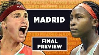 Sabalenka vs Gauff | WTA Madrid 2025 Final | Tennis Talk Preview