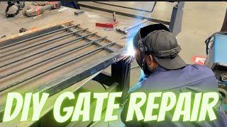 METAL GATE REPAIR HOW TO