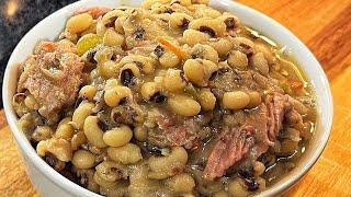 Best Black Eyed Peas Recipe | How To Make Delicious Black Eyed Peas | Southern Comfort Food #cooking