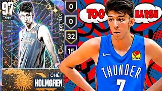 GALAXY OPAL CHET HOLMGREN GAMEPLAY! I JUDGED THIS CARD WAY TOO HARSHLY IN NBA 2K23 MyTEAM!