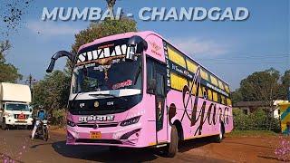 Journey To Chandgad In Beautiful Swami Bus  Travelling In Cabin