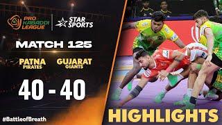 Patna Pirates and Gujarat Giants match ends in draw in #FightForPKLPlayoffs | #ProkabaddiOnStar