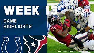 Colts vs. Texans Week 13 Highlights | NFL 2020