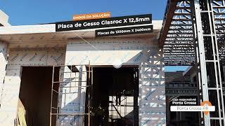Placa Glasroc - Tecnologia inovadora de placa de gesso - Soluções Espaço Smart