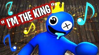 RAINBOW FRIENDS SONG - "I'M THE KING" Music Video  by HowToAnimating (Blue Song)