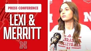 Nebraska Volleyball's Lexi Rodriguez and Merritt Beason talk NCAA Tournament, Big Ten Title I GBR