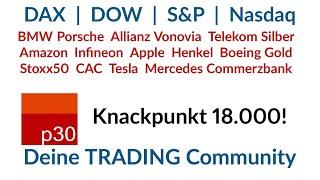 Dax / USA Indizes Analyse ab 17. Juni 2024: Schlüsselmarke 18.000 !