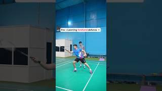 Forehand Defence  tutorial goes wrong 