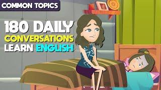 180 Common Topics to Learn English with Daily Conversations | Improve LISTENING and SPEAKING Skills