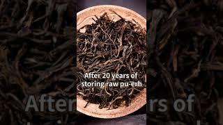 How long does it take for the raw pu-erh to become ripe after being stored?