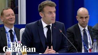 Macron likens Europe to a herbivore as he calls for it to 'take back control'