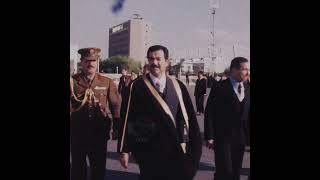 ‏صدام حسين لابس بشت #صدام_حسين #صدام