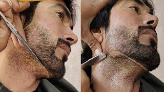 Best Beard Cut ️ In Layyah Hairdresser | Mens Beard Cutting Style | Talented Barber Beard Cut