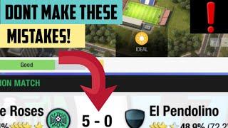 5 COMMON MISTAKES you should AVOID in Top Eleven 2022 |