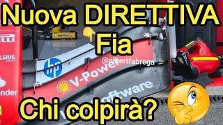 #F1 LA #NUOVA #DIRETTIVA SCUOTE IL PADDOCK... CHI COLPIRÀ'? - #FERRARI NUOVA ALA A BASSO CARICO #spa