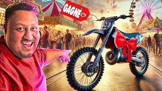 Je GAGNE une MOTOCROSS à la FETE FORAINE (encore mieux)