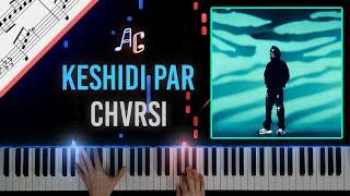 Chvrsi - Keshidi Par - Piano - چرسی - کشیدی پر - نت پیانو