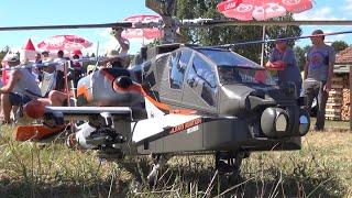 HUGE APACHE AH-64D RC HELICOPTER SCALE TURBINE MODEL