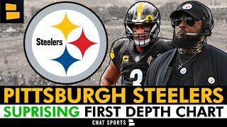 Steelers Release SURPRISING Depth Chart Ahead Of 1st Preseason Game | Russell Wilson Named QB1