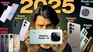 2025 Smartphones Explained | Reno 13, Vivo V50, Realme 14, Samsung A56, Poco X7, Redmi Note 14 etc.