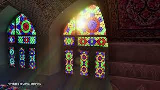 Nasir-ol-Molk Mosque 4k - Rendered in Unreal Engine