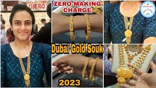 ALL ITEMS ZERO MAKING CHARGE | Latest Necklaces and Bangles designs of 2023 | DUBAI GOLD