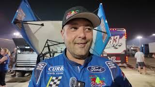 Donny Schatz discusses his impressive charge to a runner-up finish in the Kings Royal at Eldora