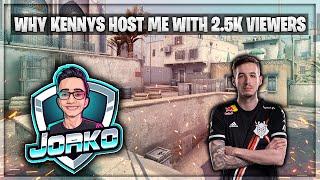 Why @kennySofficial  Hosted me with 3000 Viewers on Twitch? | Jorko Twitch