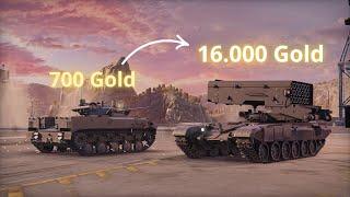 Fast way to Earn 16.000 Gold in 1 Minutes! - MWT: Tank Battles