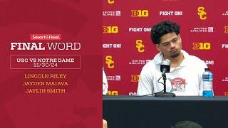 USC Football vs Notre Dame Post Game Press Conference