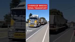 Oversize Bridge Span Transport - Dungala Bridge Build across the Murray River