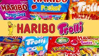 Lots of Gummy Candies Unboxing! (Haribo, Trolli, and Lutti)