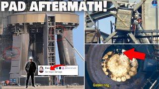 Elon Musk's HUGE UPDATE on Water-cooled Steel Plate BURNED & Launchpad after Flight 4...