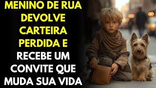 Menino de Rua Devolve Carteira Perdida e Recebe um Convite Que Muda Sua Vida