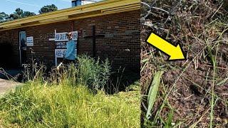 NATURE takes over a CHURCH and we found something STRANGE in the grass!