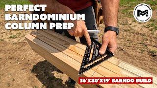 Perfect Barndominium Column Prep | 36'x80'x19' Barndo Build | Ep3