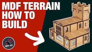 MDF TERRAIN FOR WARHAMMER - How To Build & The Best Glue To Use