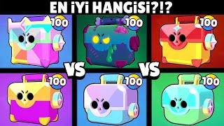 OYUNDAKİ TÜM YENİ KUTULARI AÇTIM HANGİSİ DAHA İYİ ?!? - Brawl Stars